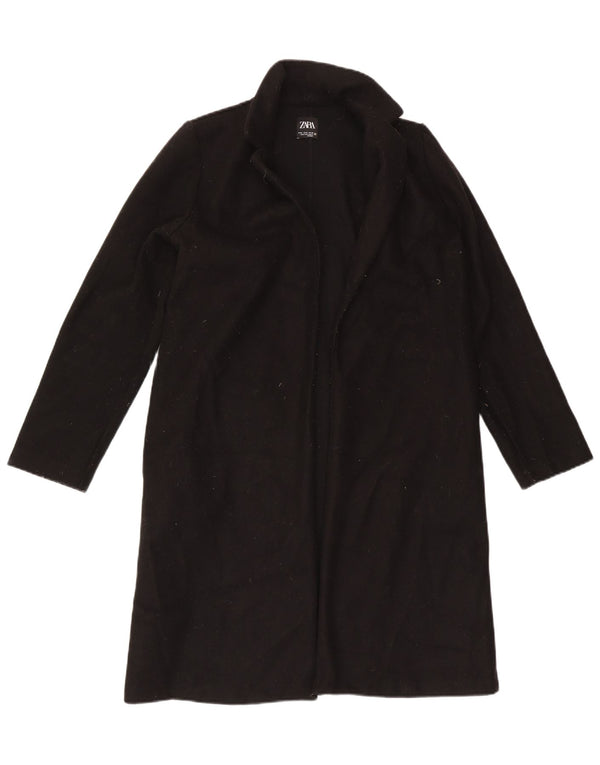 Cappotto aperto da donna Zara UK 14 medio nero