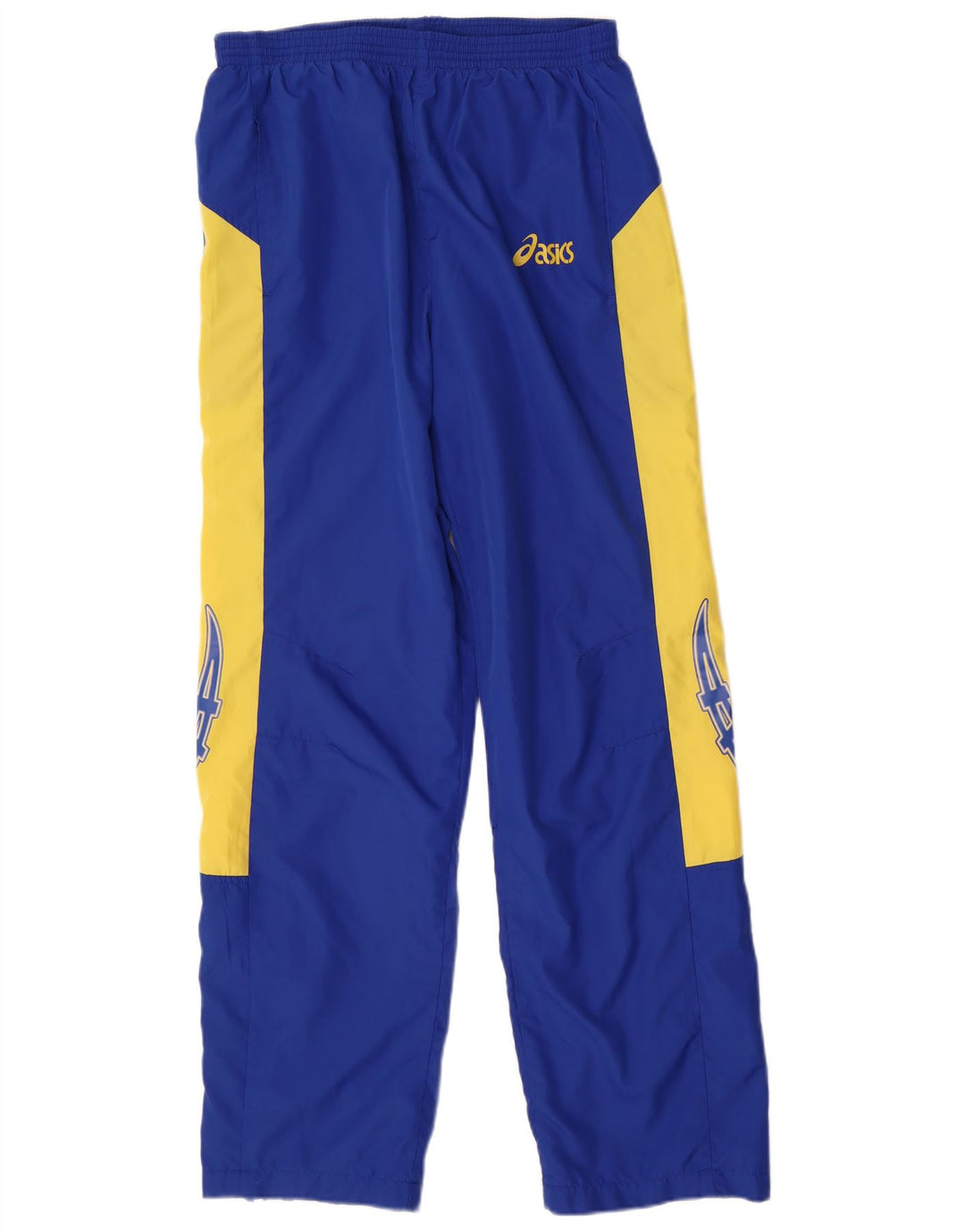 Tuta intera Asics da uomo con grafica, grande, in poliestere color block blu