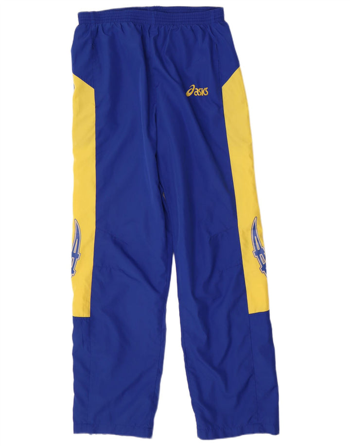 Tuta intera Asics da uomo con grafica, grande, in poliestere color block blu