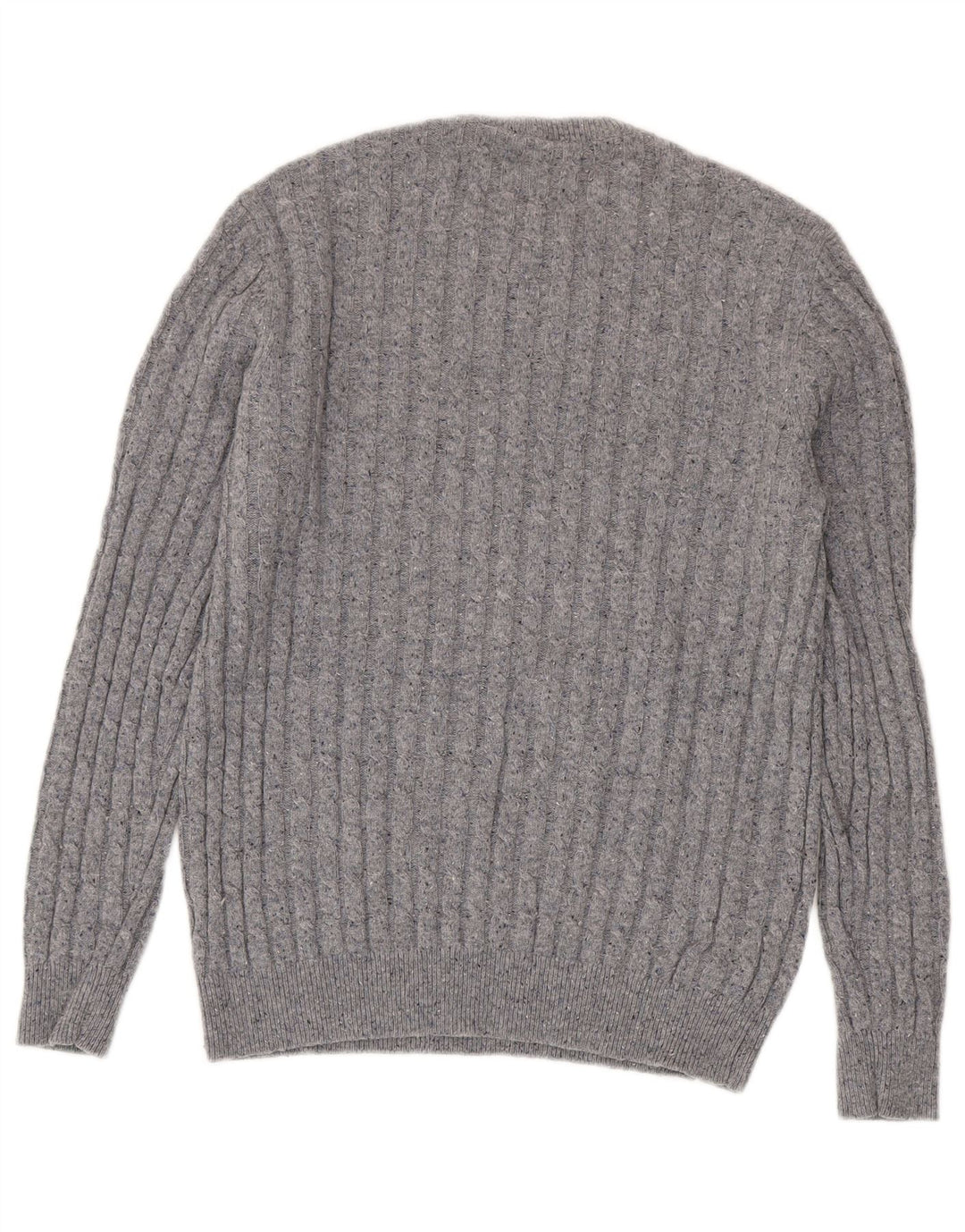 Maglione maglione girocollo da uomo Jack Wills grande lana grigia