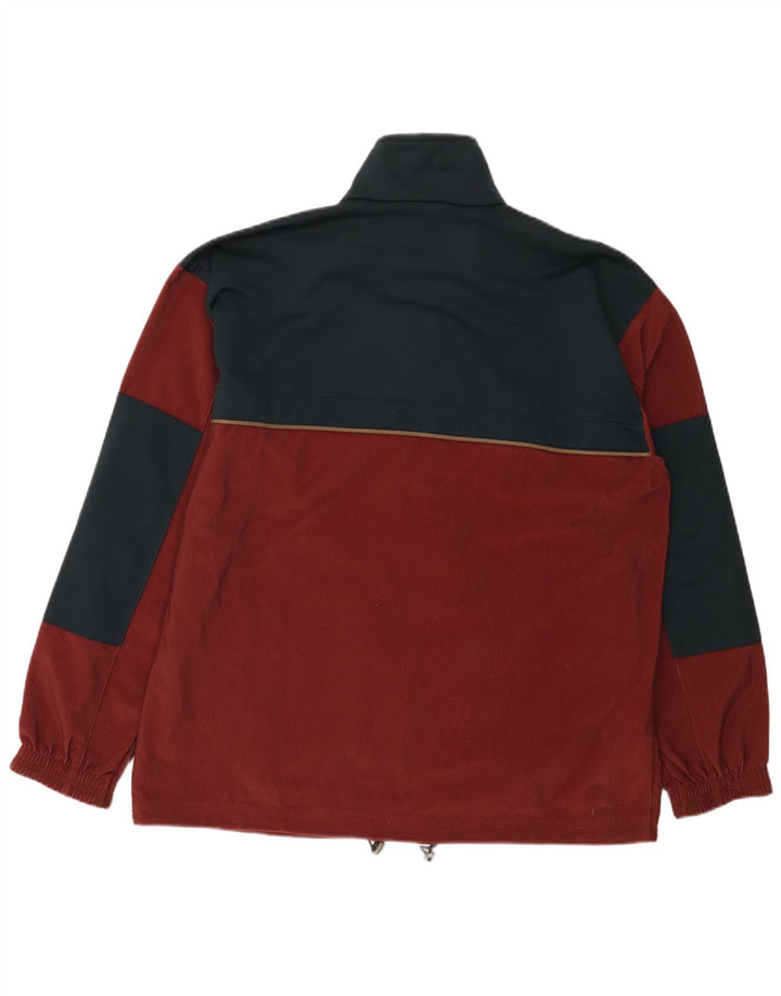 Giacca da tuta da uomo Diadora UK 42 Large Rosso Colourblock Poliestere