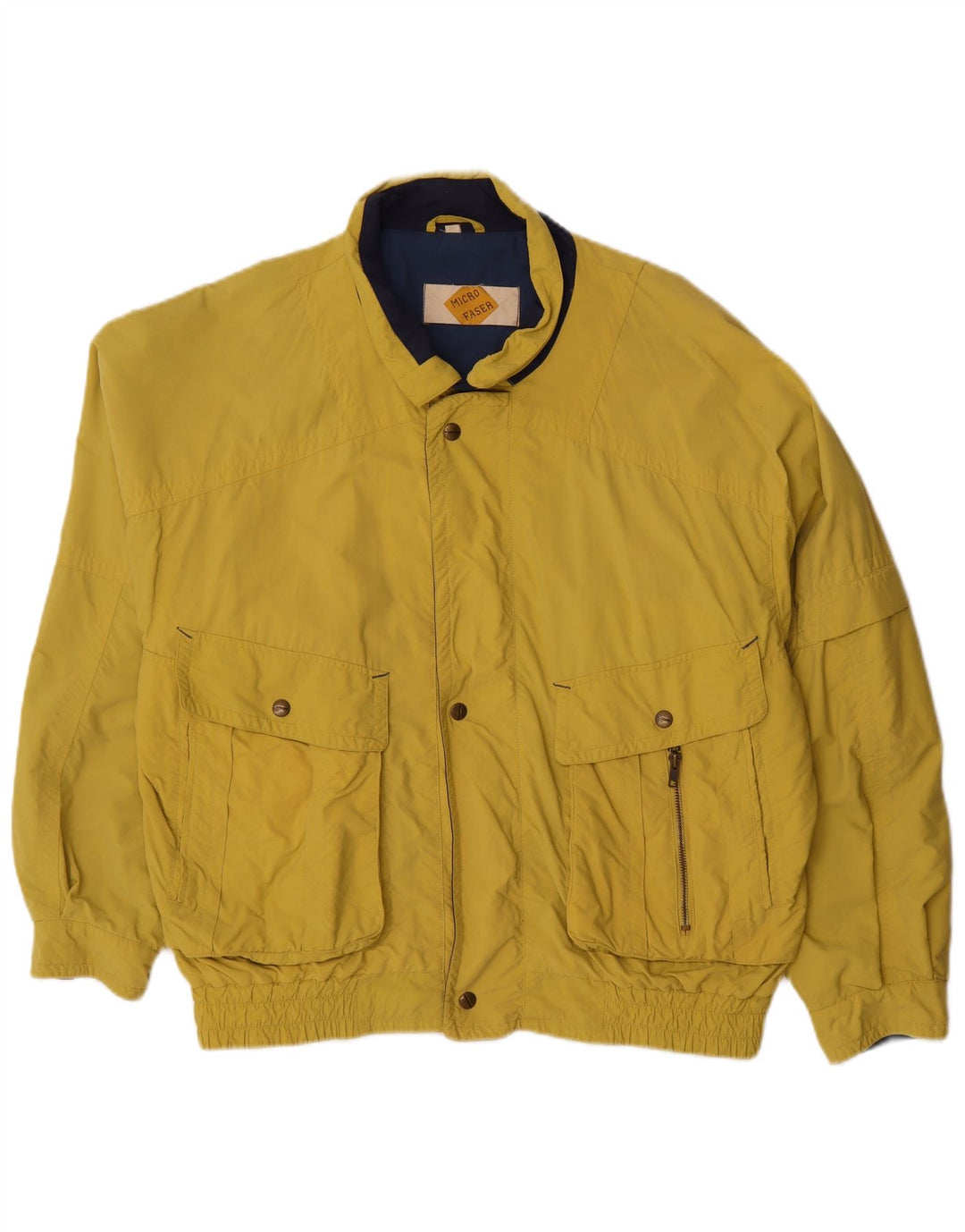 Giubbotto bomber vintage da uomo IT 50 grande giallo