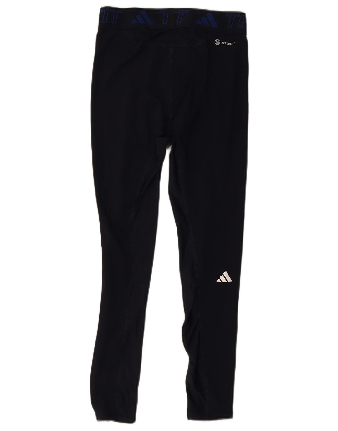 Leggings Adidas Aeroready da donna UK 12 medio blu navy poliestere