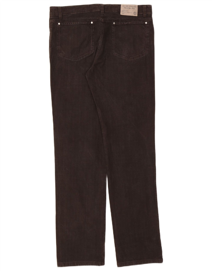 Pantaloni casual da uomo J.E. Mc Collum IT 50 Large W36 L32 Marrone a quadri