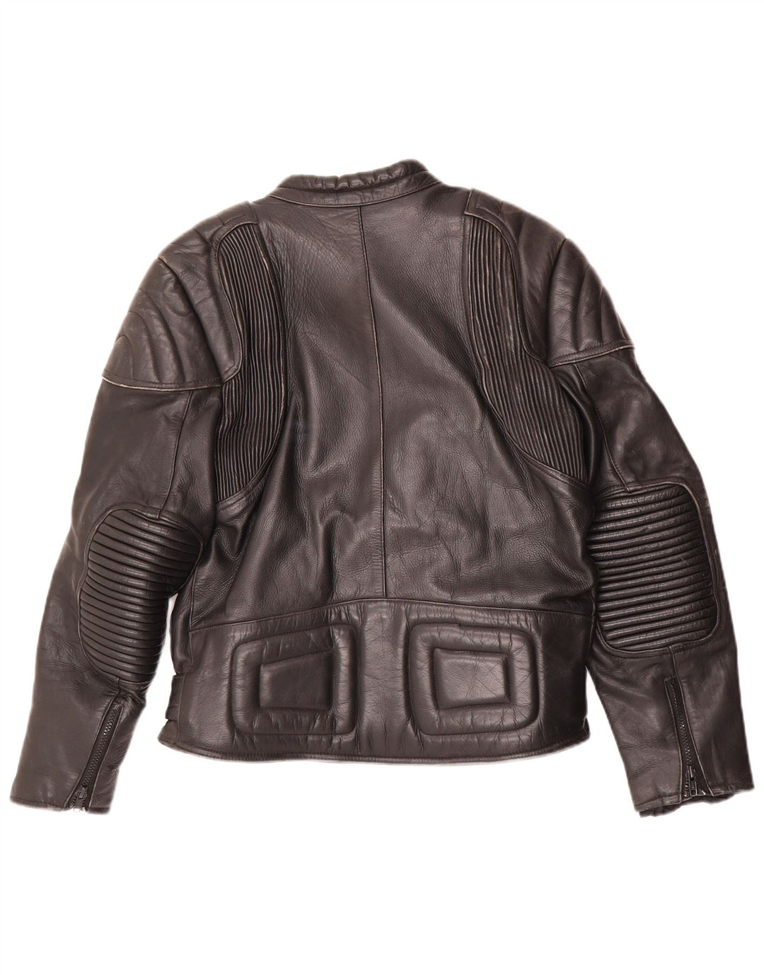 Giacca da motociclista in pelle da uomo Garibaldi EU 40 media nera