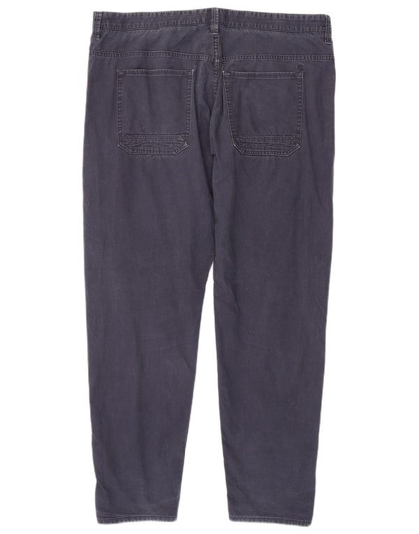 Pantaloni casual dritti da uomo Timberland W38 L32 cotone blu navy
