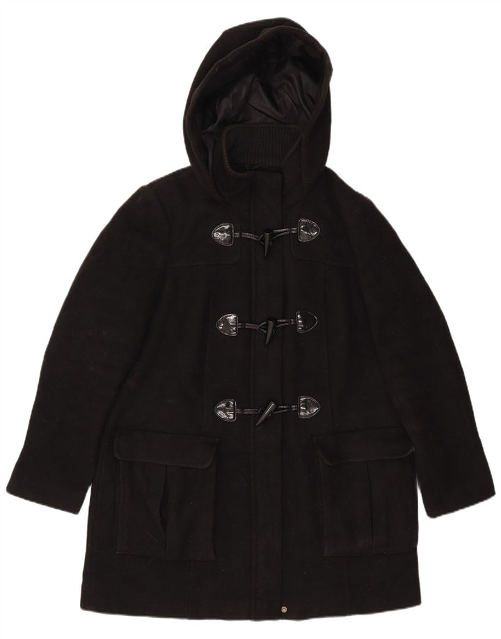 Montgomery con cappuccio da donna Marks & Spencer UK 12 medio poliestere nero