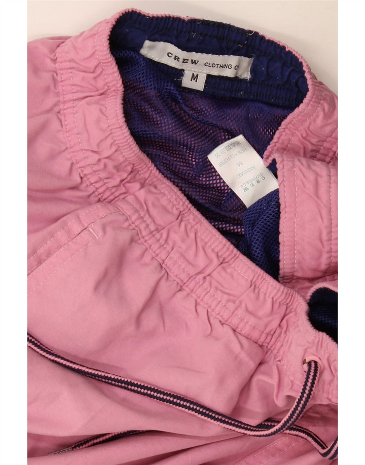 Crew Clothing Pantaloncini da bagno da uomo in poliestere rosa medio