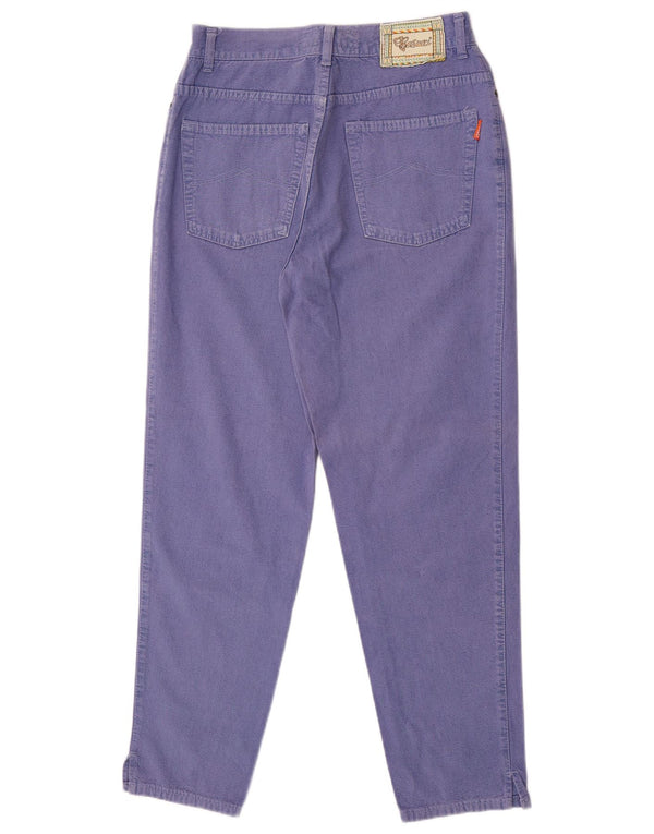 Jeans affusolati a vita alta da donna Casucci IT 50 XL W29 L30 cotone viola