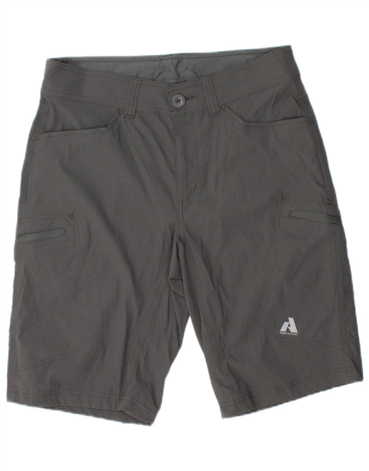 Pantaloncini cargo da uomo EDDIE BAUER W32 Nylon grigio medio