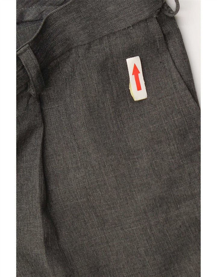 Pantaloni da abito vestibilità regolare Marks & Spencer da uomo W36 L29 poliestere grigio