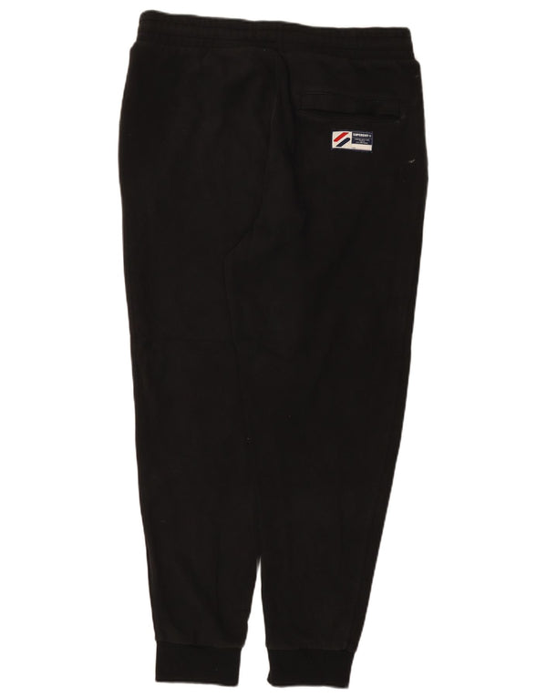 Pantaloni da tuta da uomo Superdry Joggers Large in cotone nero