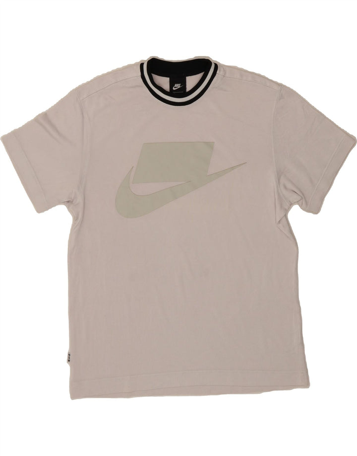 NIKE Mens Graphic T-Shirt Top Medium Off White Rayon Vintage Nike and Second-Hand Nike from Messina Hembry 