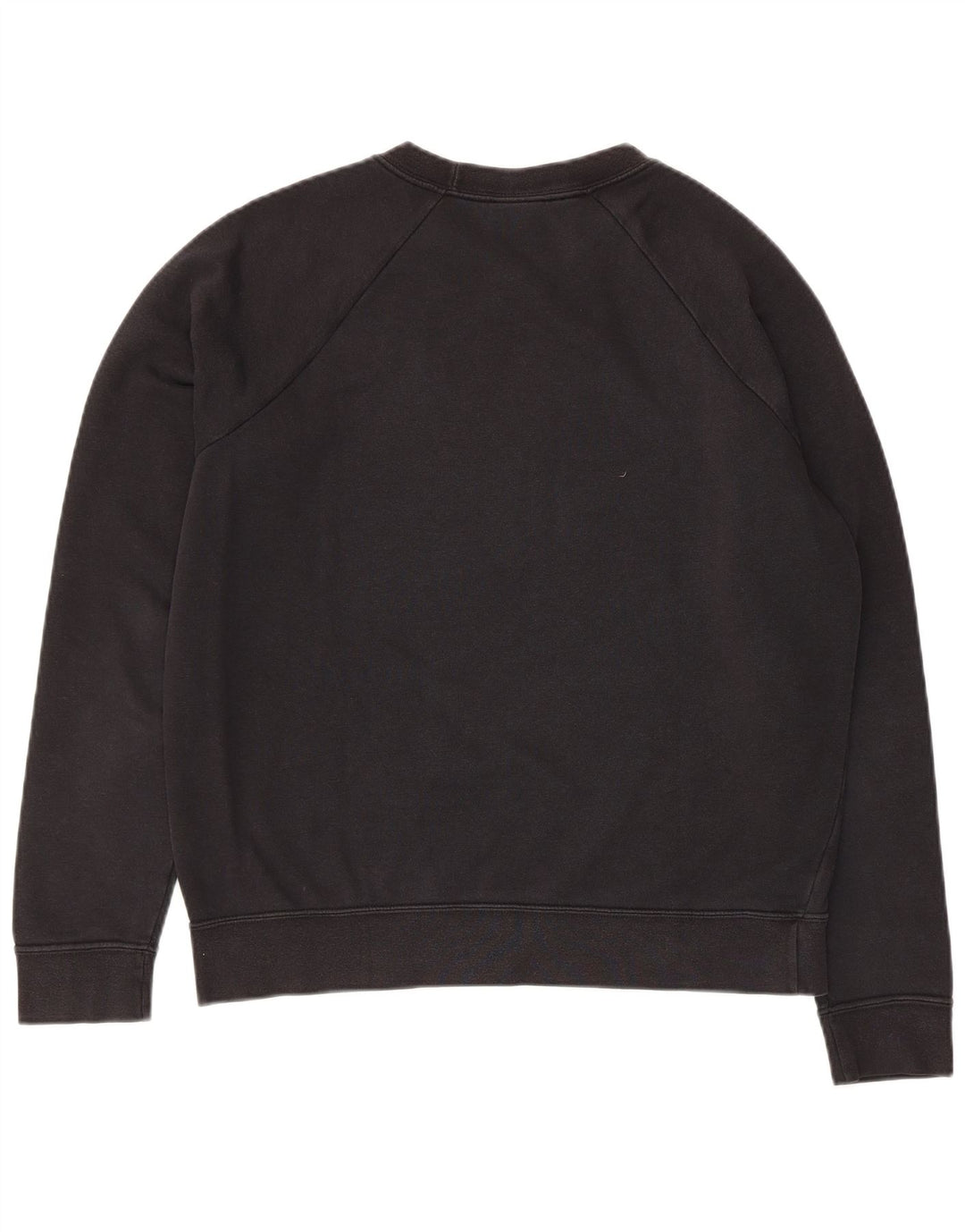 Felpa con grafica Nike da donna, maglione UK 14, cotone nero medio
