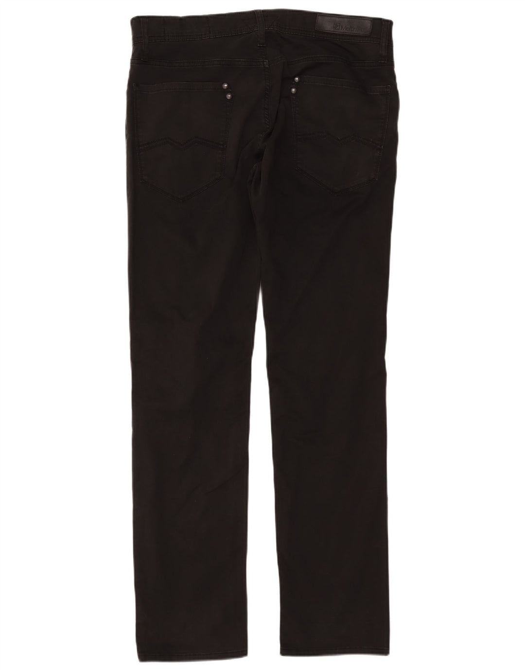 Jeans dritti da uomo Meltin' Pot W36 L32 cotone nero
