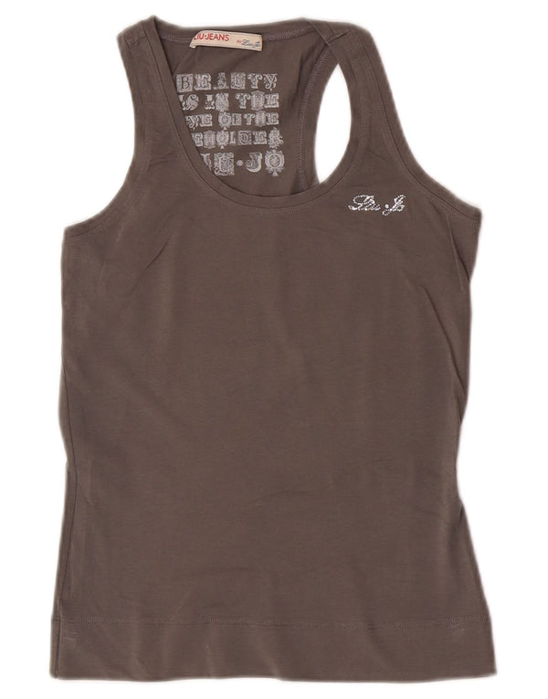 Canottiera da donna Liu Jo UK 6 XS in cotone grigio