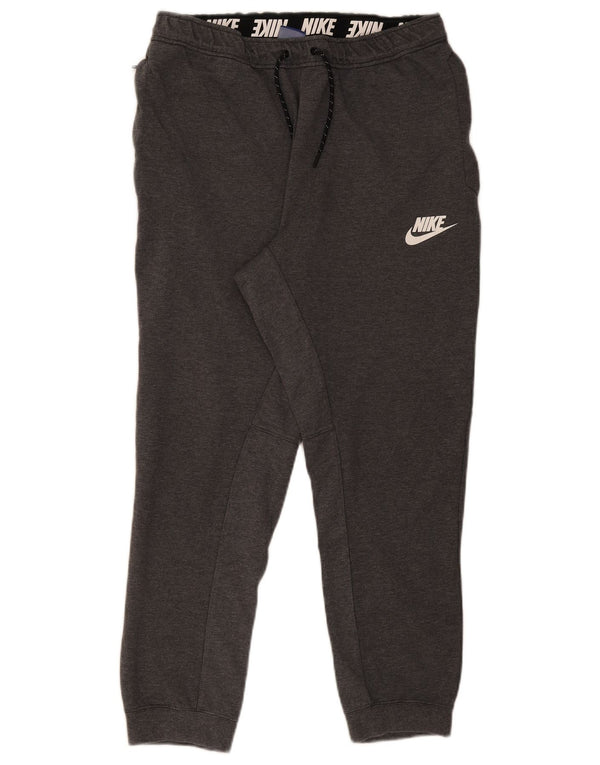 Pantaloni da tuta da uomo Nike Joggers grandi in cotone grigio