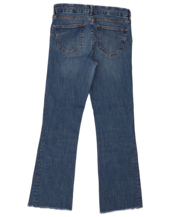 Jeans svasati da donna Zara EU 38 piccoli W28 L27 Blu