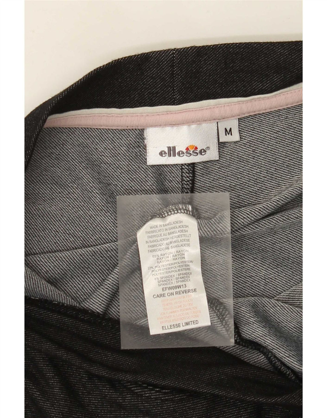 Leggings da donna Ellesse UK 12 medio rayon nero