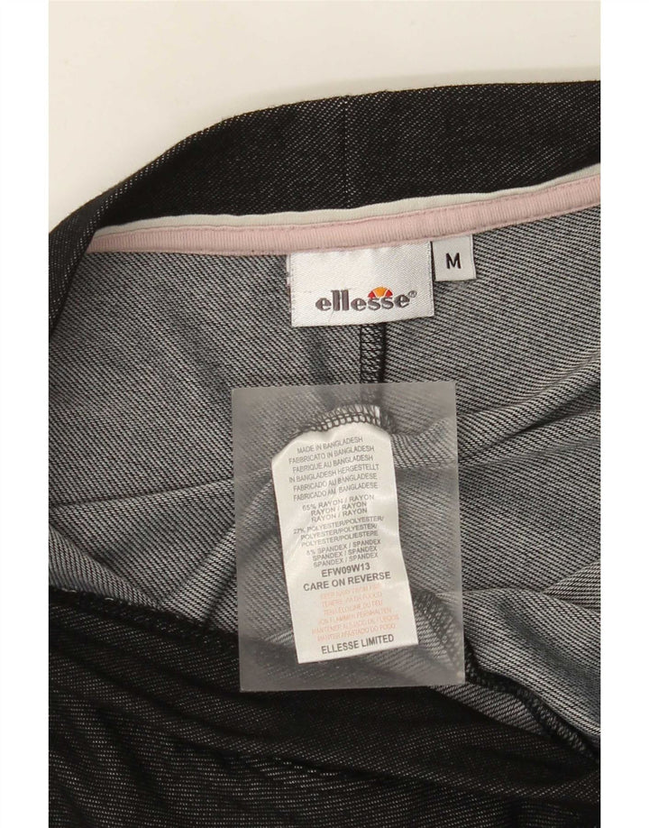 Leggings da donna Ellesse UK 12 medio rayon nero