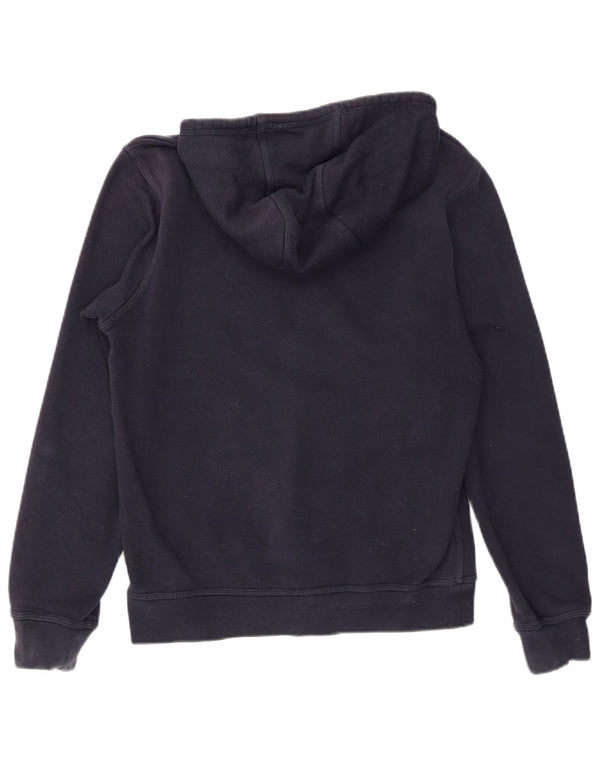 Felpa con cappuccio da uomo NIKE piccola in cotone blu navy