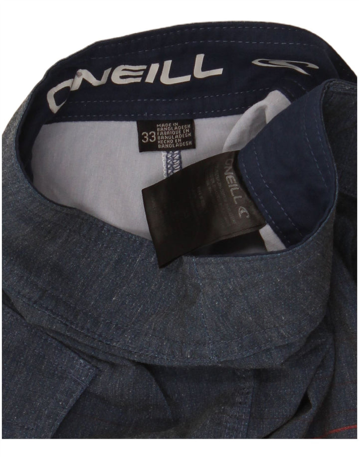 Pantaloncini da bagno da uomo O'NEILL poliestere medio a righe blu navy
