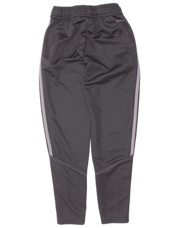 Pantaloni della tuta Adidas Aeroready da ragazzo 9-10 anni in poliestere nero