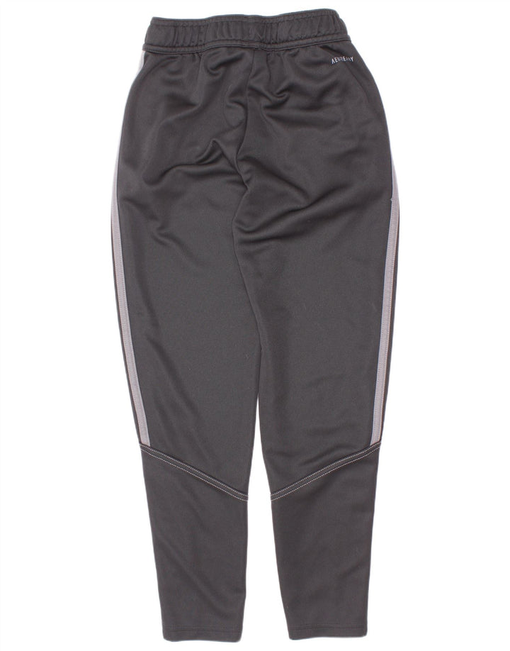 Pantaloni della tuta Adidas Aeroready da ragazzo 9-10 anni in poliestere nero