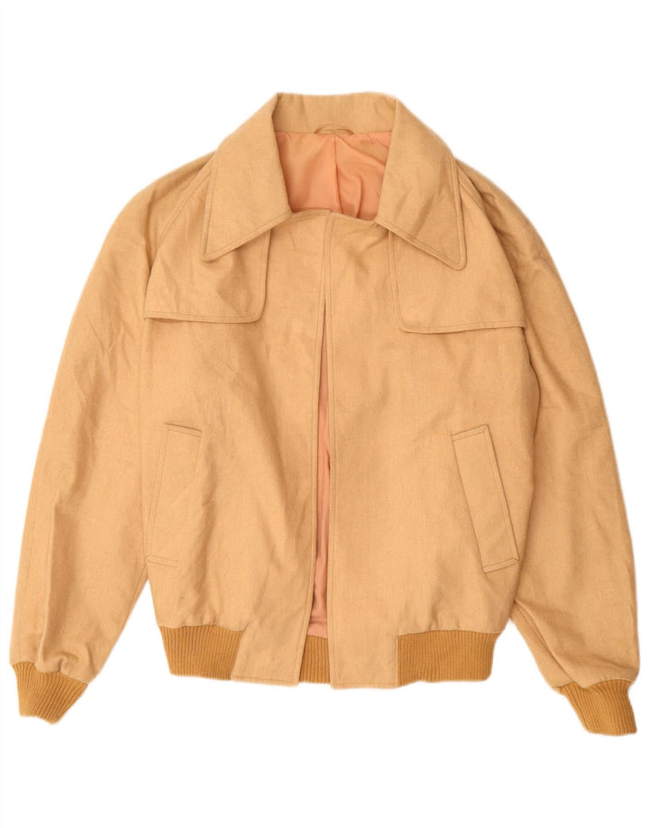 Set da 2 pezzi da donna VINTAGE UK 12 medio W28 L34 Beige