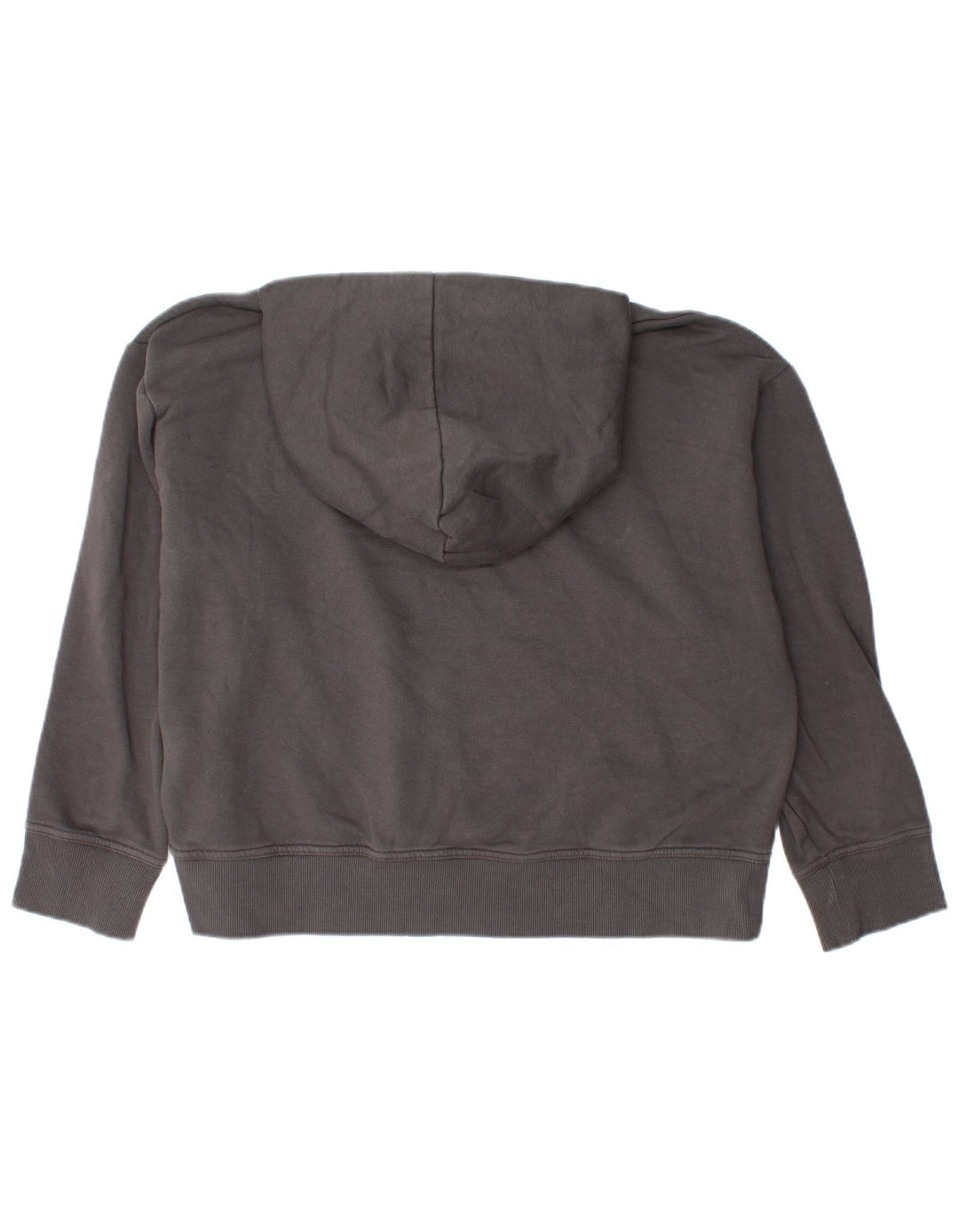 Maglione oversize con cappuccio da donna Zara UK 14 Cotone grigio medio