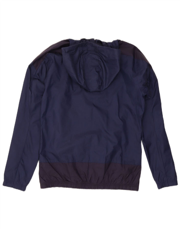Giacca antipioggia da uomo Puma UK 36 Small Navy Blue Colourblock Nylon