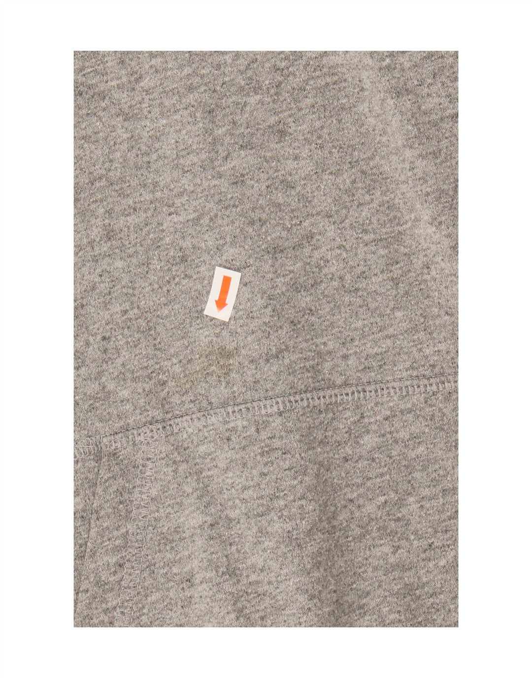 VANS Mens Graphic Hoodie Jumper XS Grey Colourblock Vintage Vans and Second-Hand Vans from Messina Hembry 