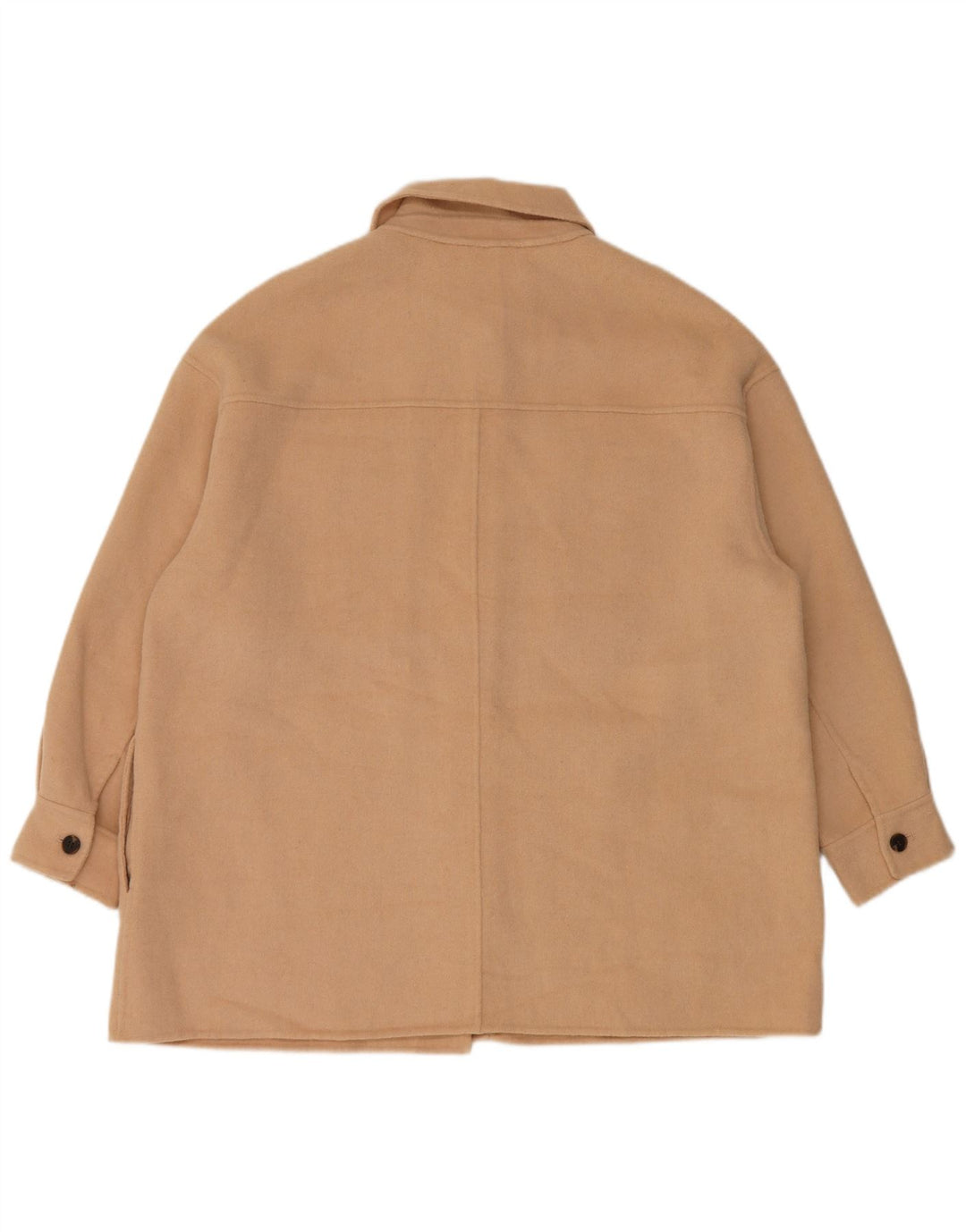 Giubbotto bomber oversize da donna Zara UK 14 Lana beige medio