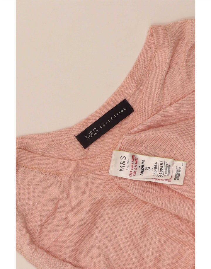 Canotta da donna Marks & Spencer UK 12 Viscosa rosa medio