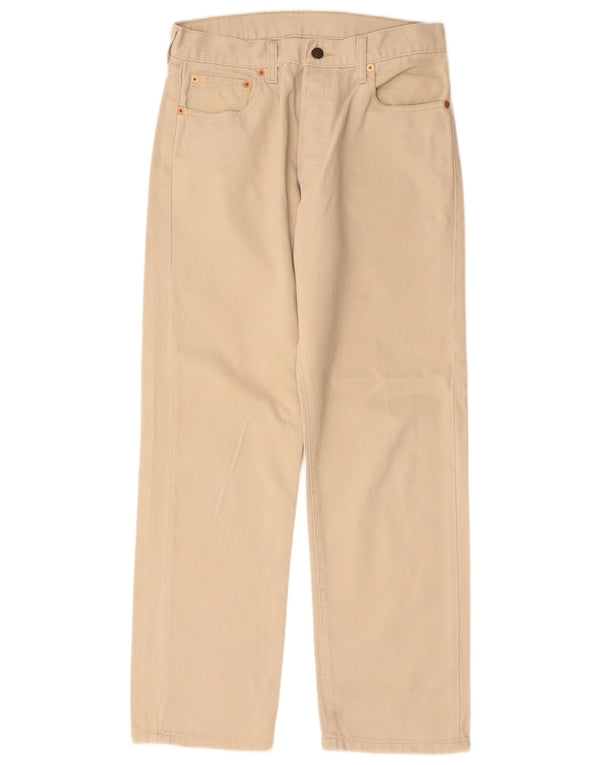 Levi's Uomo 517 Pantaloni dritti in velluto a coste W32 L29 Beige