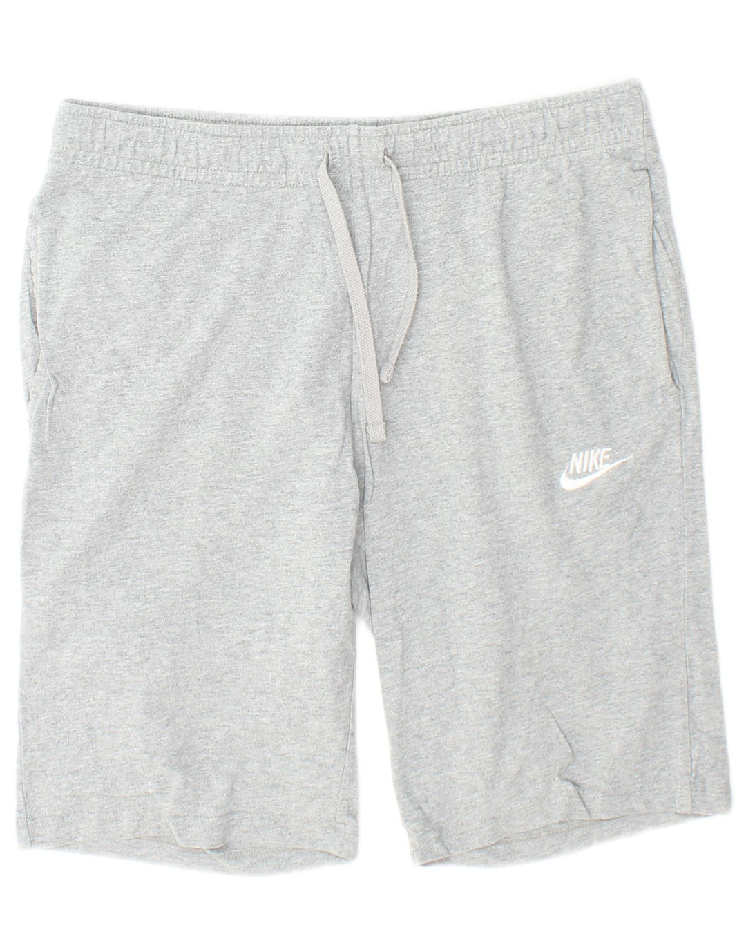 Pantaloncini sportivi Nike da uomo in cotone grigio medio