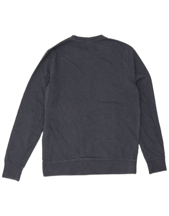 Jack & Jones Felpa con grafica da uomo Maglione grande in cotone blu navy