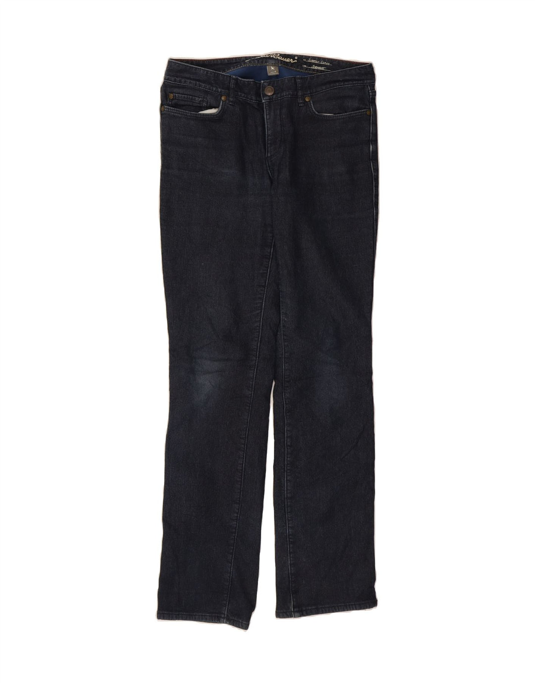 EDDIE BAUER Womens Straight Jeans US 6 Medium W30 L32 Navy Blue Vintage Eddie Bauer and Second-Hand Eddie Bauer from Messina Hembry 