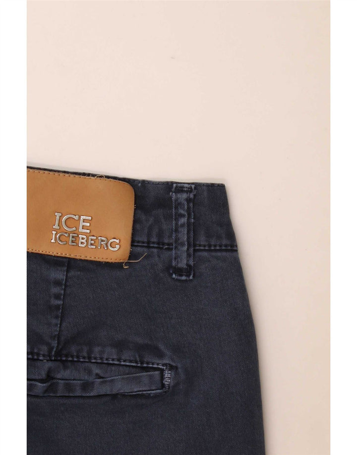 Pantaloni chino slim da donna Iceberg W32 L29 Blu navy