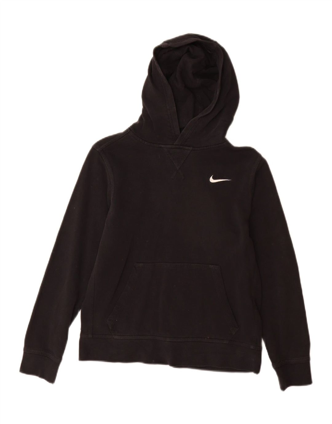 Felpa con cappuccio da ragazzo Nike 12-13 anni grande nera