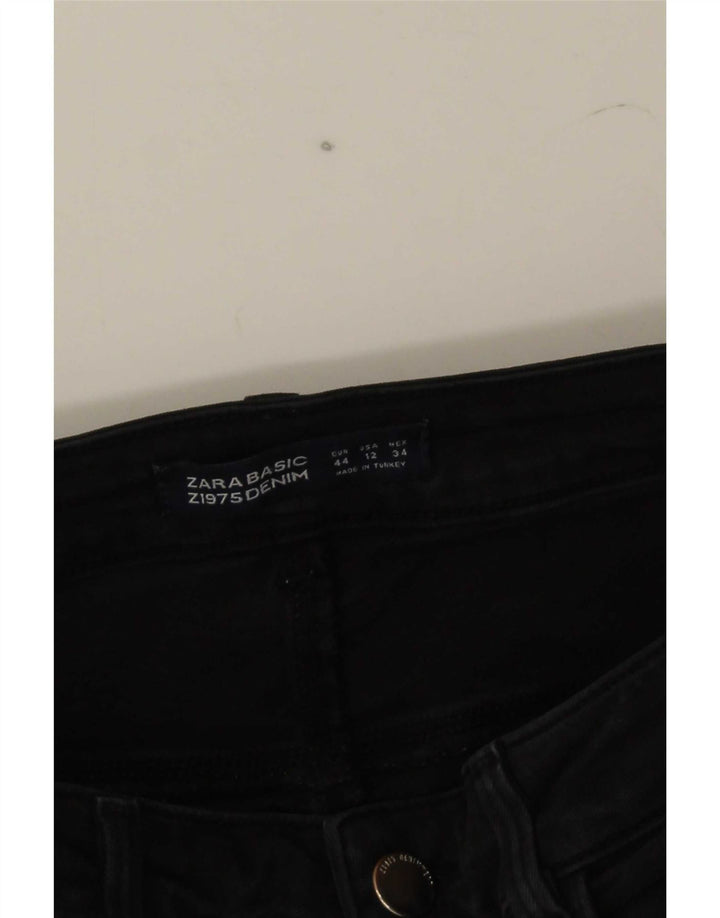 Jeans slim da uomo Zara EU 44 Large W34 L28 Neri