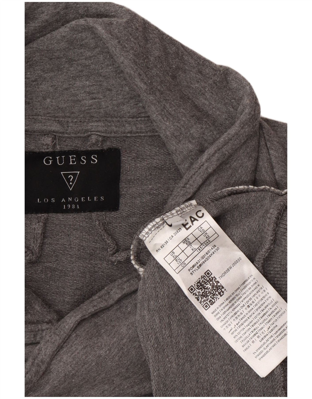Felpa da donna Guess IT 42 Cotone color block grigio medio