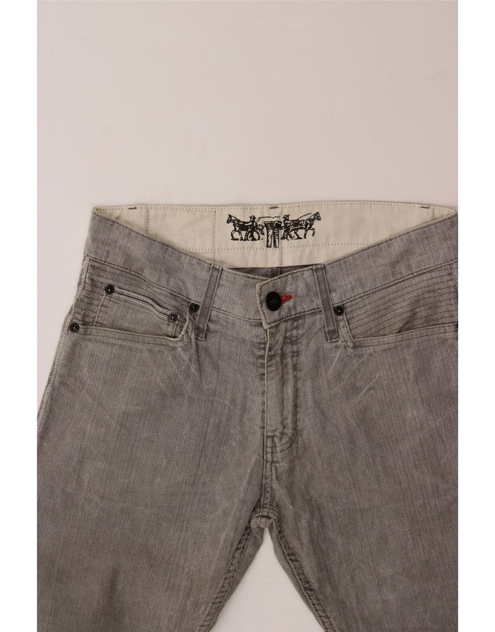 LEVI'S Womens Straight Jeans W30 L30 Grey Vintage Levi's and Second-Hand Levi's from Messina Hembry 