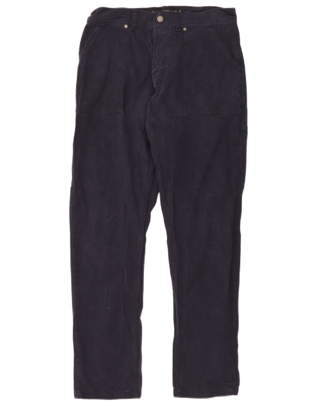Pantaloni cargo dritti da uomo Guess W32 L32 Blu Navy