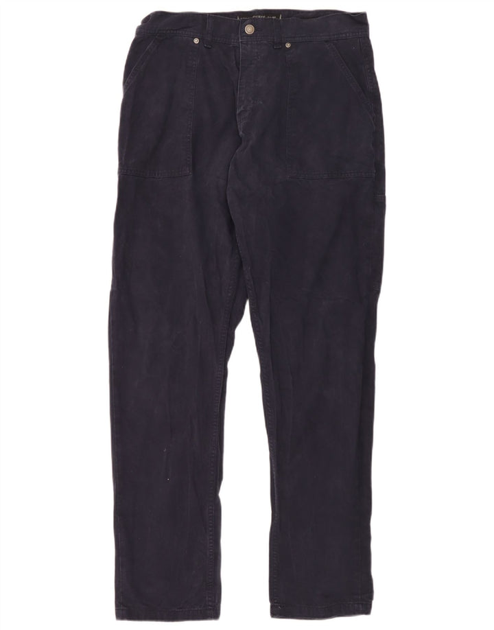 Pantaloni cargo dritti da uomo Guess W32 L32 Blu Navy