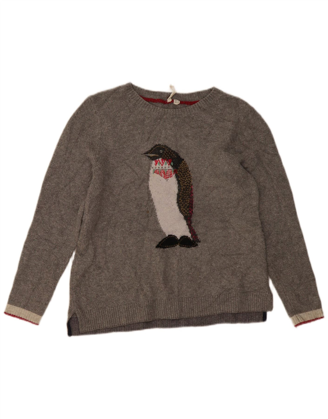 Maglione maglione con scollo a barca da donna White Stuff UK 10 Piccola novità grigia