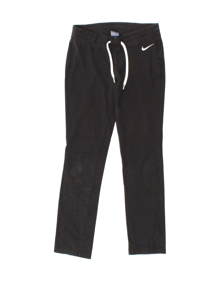 NIKE Womens Tracksuit Trousers UK 10 Small Black Vintage Nike and Second-Hand Nike from Messina Hembry 