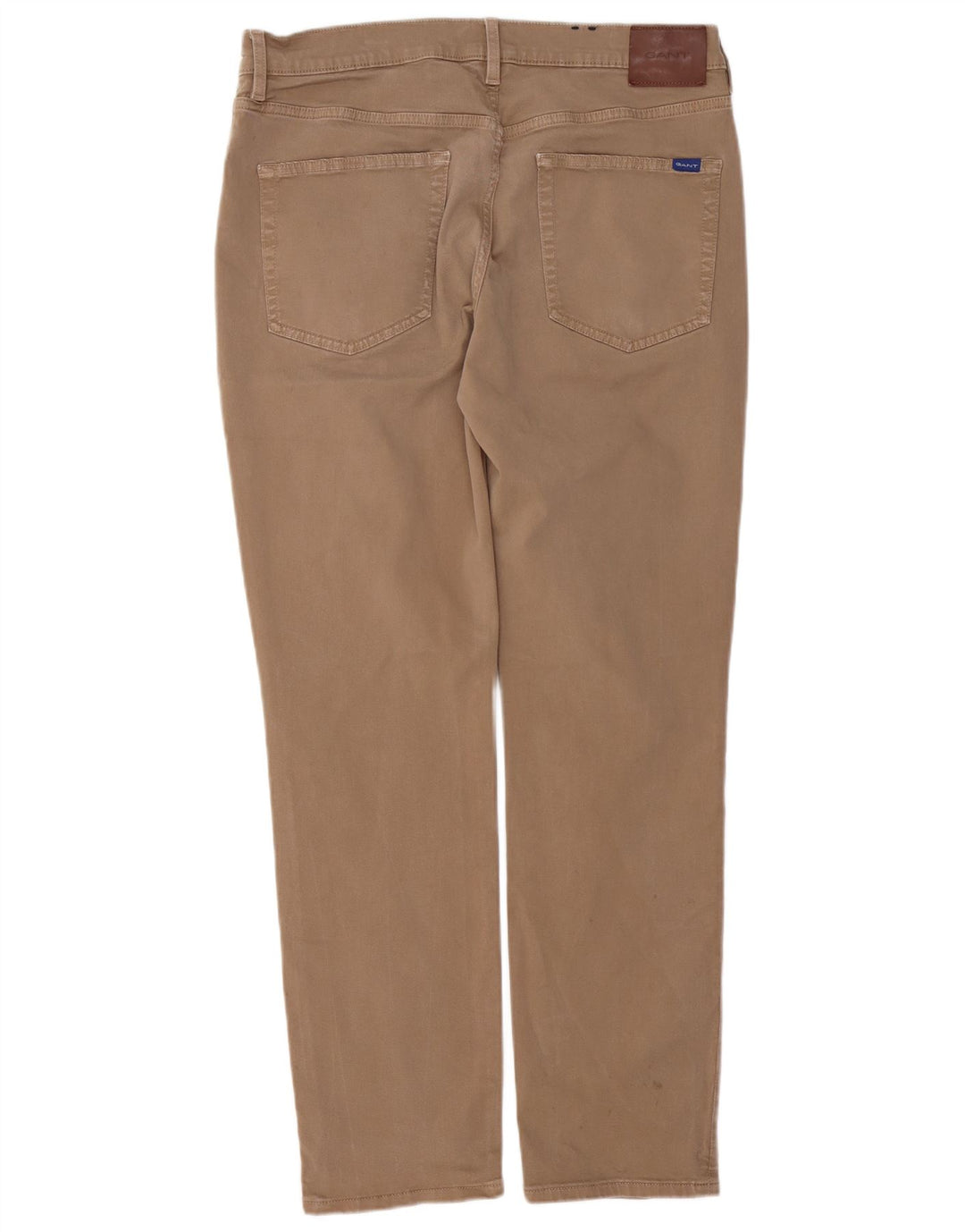 Pantaloni casual slim da uomo GANT W36 L32 in cotone beige
