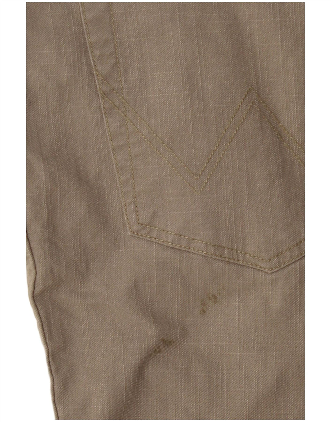 Pantaloni casual dritti da uomo vestibilità regolare WRANGLER W40 L32 cotone beige
