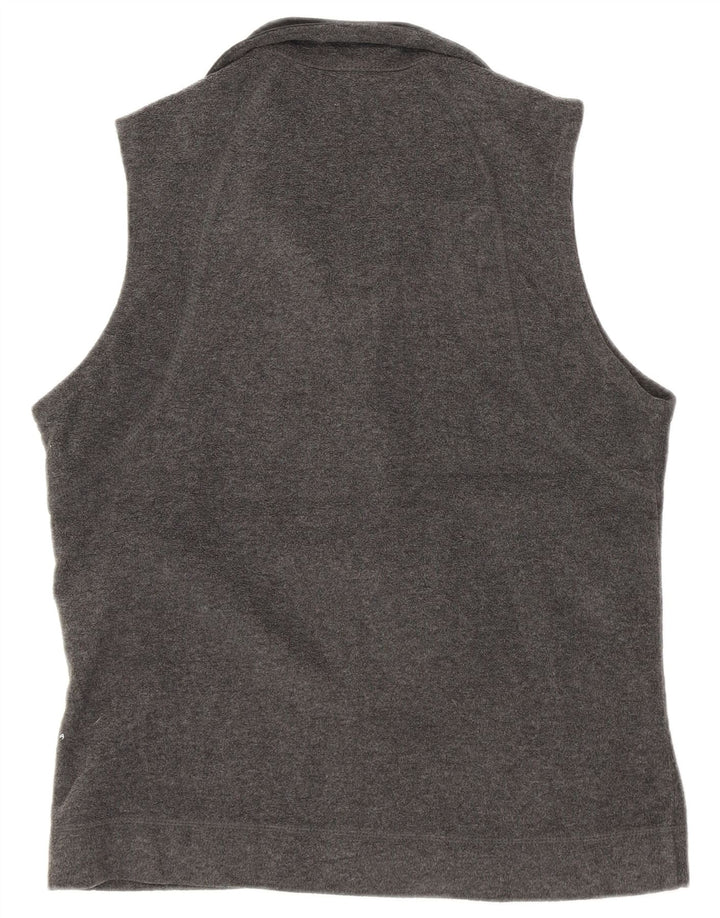 Gilet in pile da donna Columbia UK 14 Poliestere grigio medio